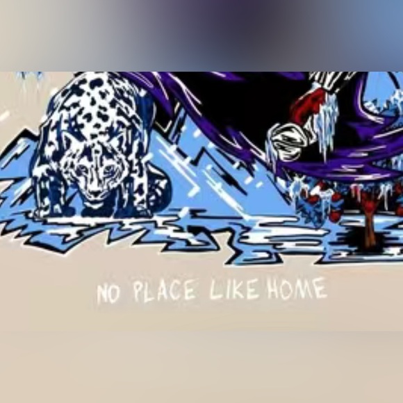 Mens Skull Collection Hills of Afghanistan Cold Heart XL Khaki T-Shirt Baby Blue - Picture 3 of 13